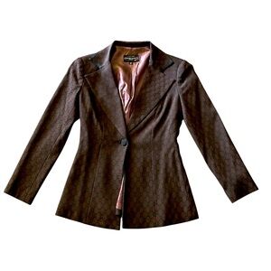 Nanette Lepore Y2K tailored peplum petite blazer